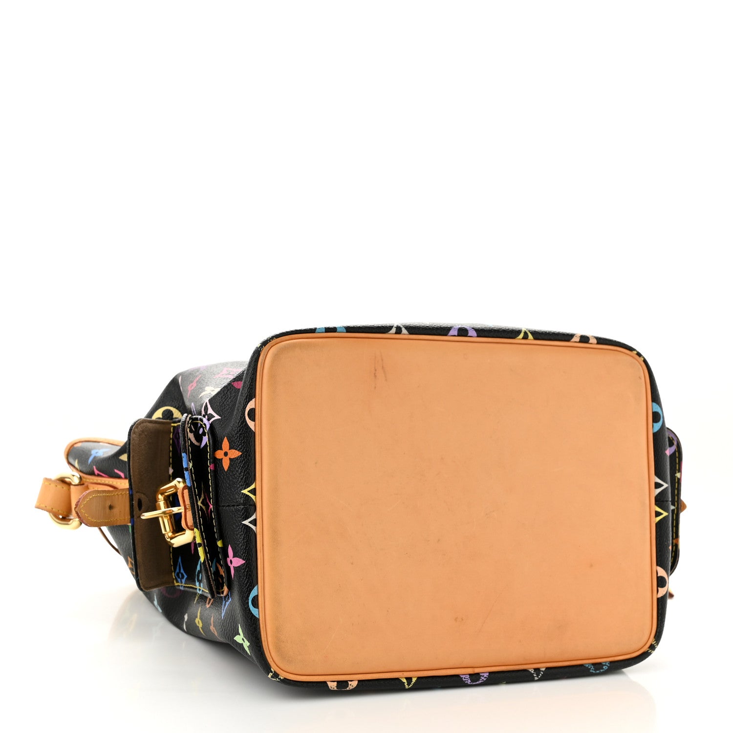 Louis Vuitton Monogram Multicolor Petit Noe Black 4 of 12