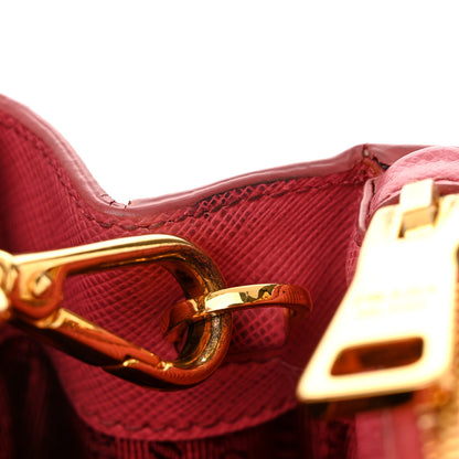 Prada Saffiano Mini Galleria Double Zip Tote Tamaris 13 of 17