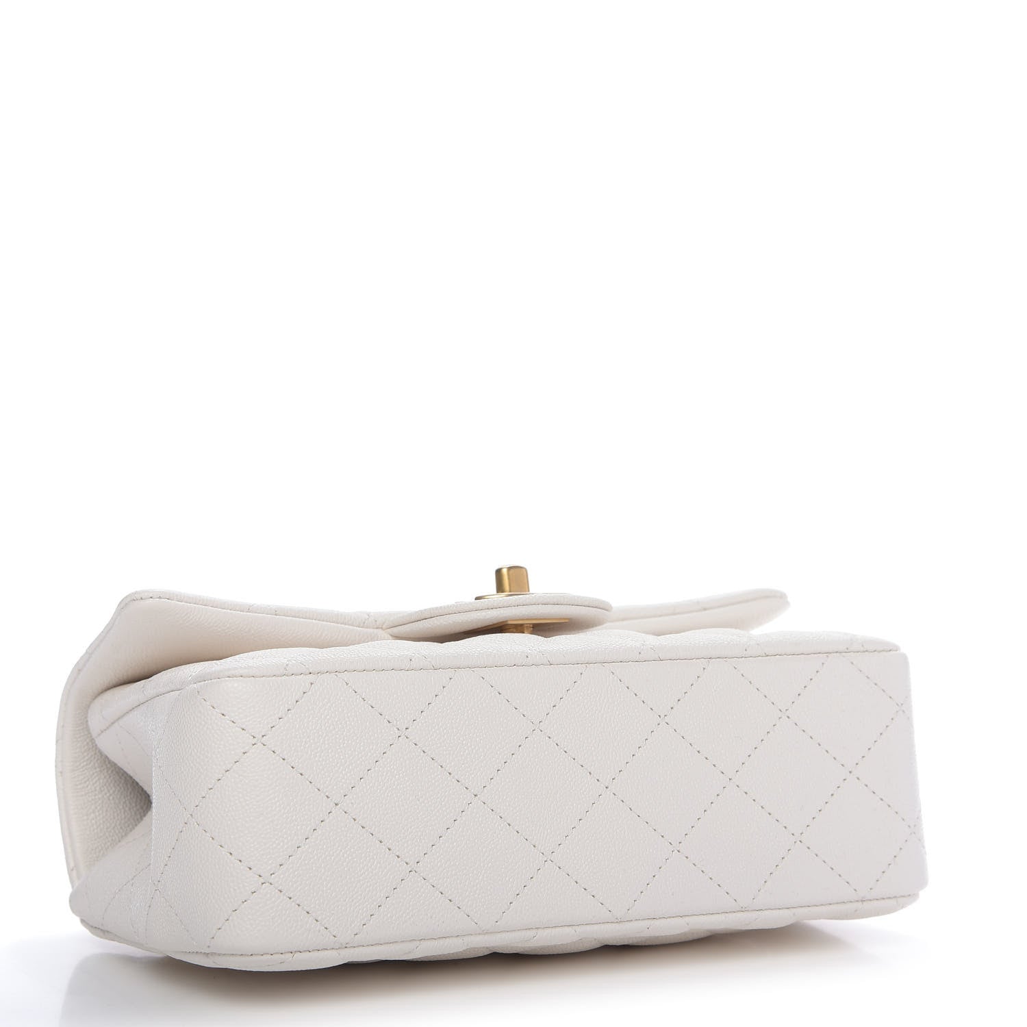 Chanel Caviar Quilted Mini Top Handle Rectangular Flap White 4 of 9