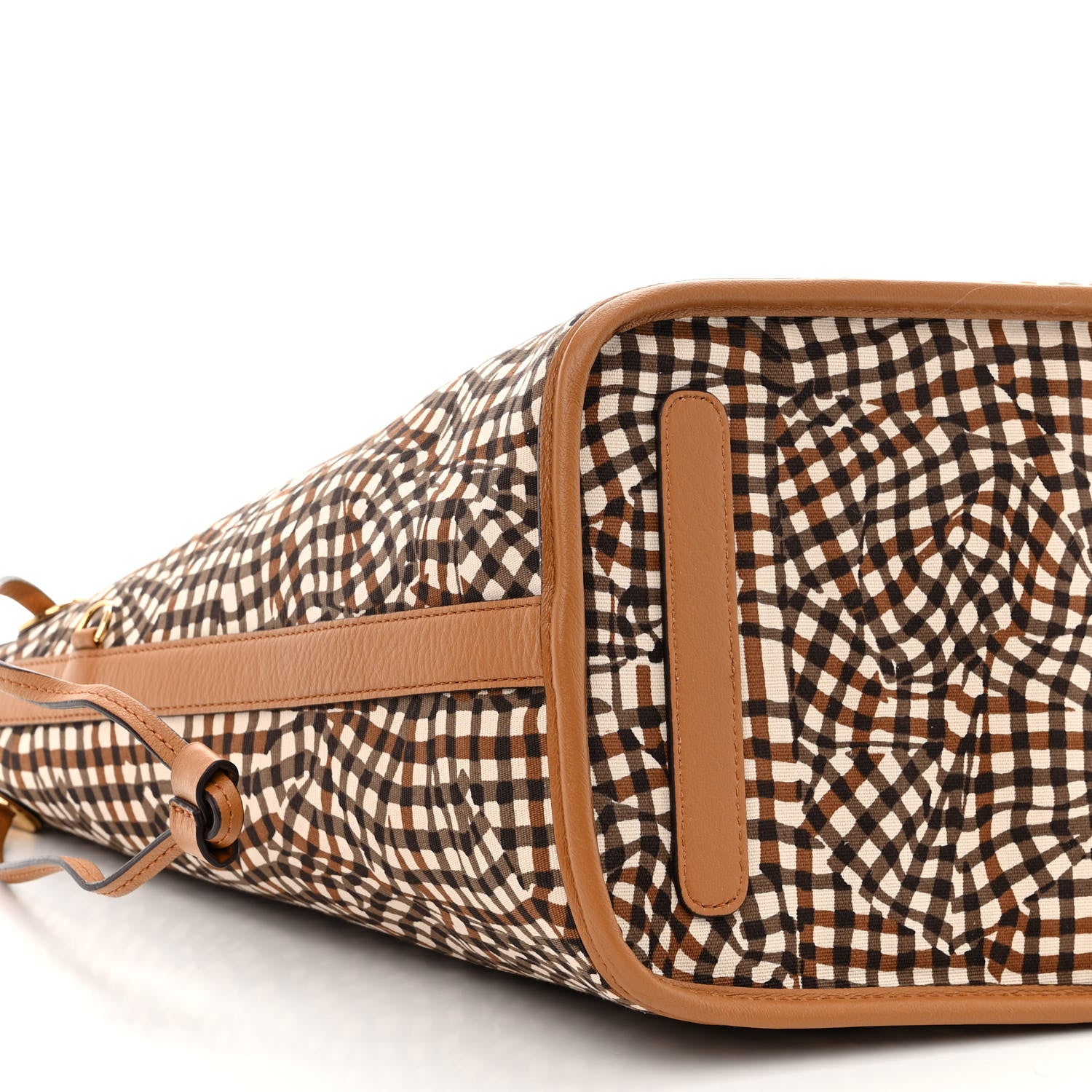 MCM Visetos Medium Liz Reversible City Series Las Vegas Shopper Tote Cognac 13 of 14