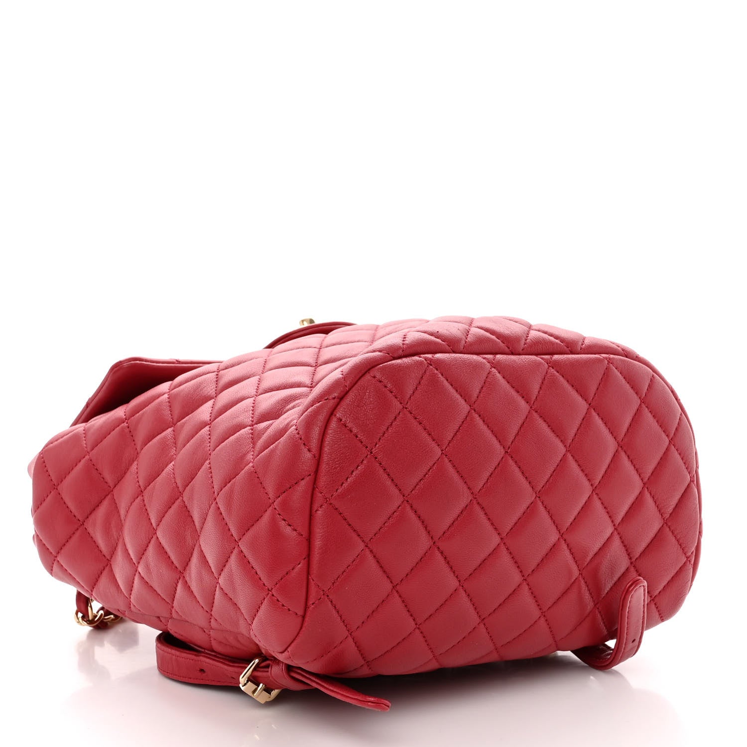 Chanel Lambskin Quilted Small Urban Spirit Backpack Red 4 of 10