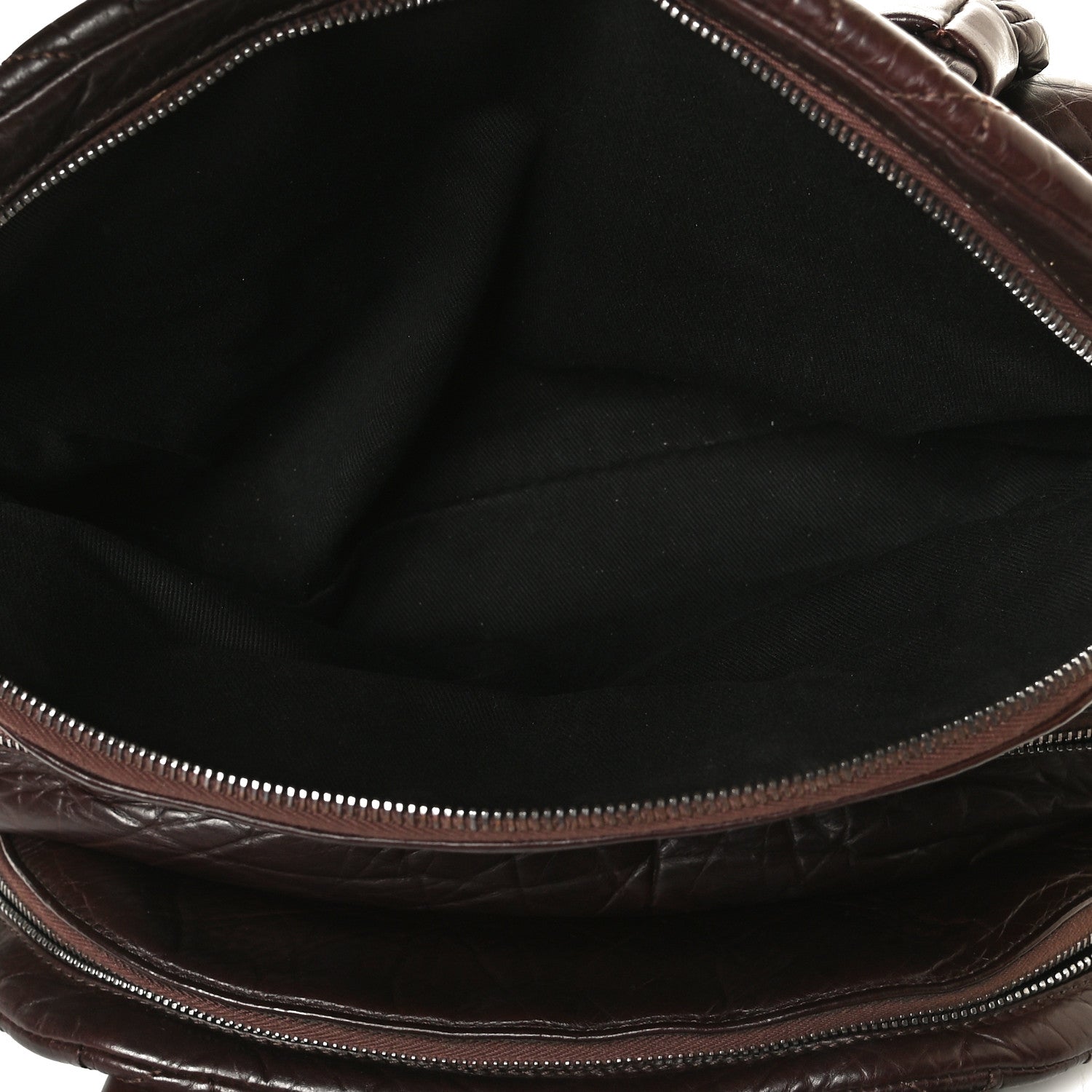 Chanel Distressed Lambskin Vintage Ligne Lady Braid Tote Brown 11 of 11