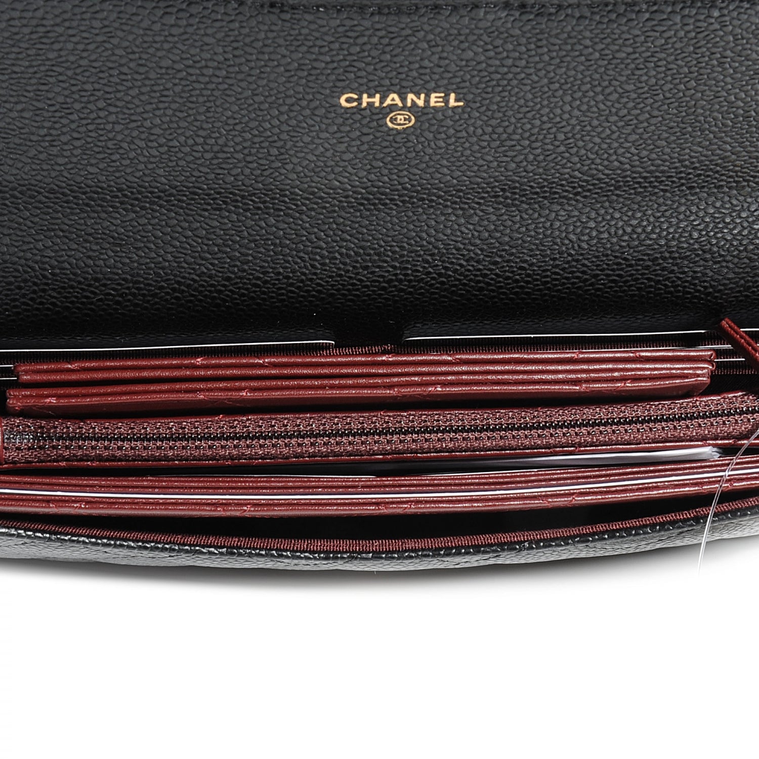 Chanel Caviar Quilted Travel Wallet Black 5 of 7