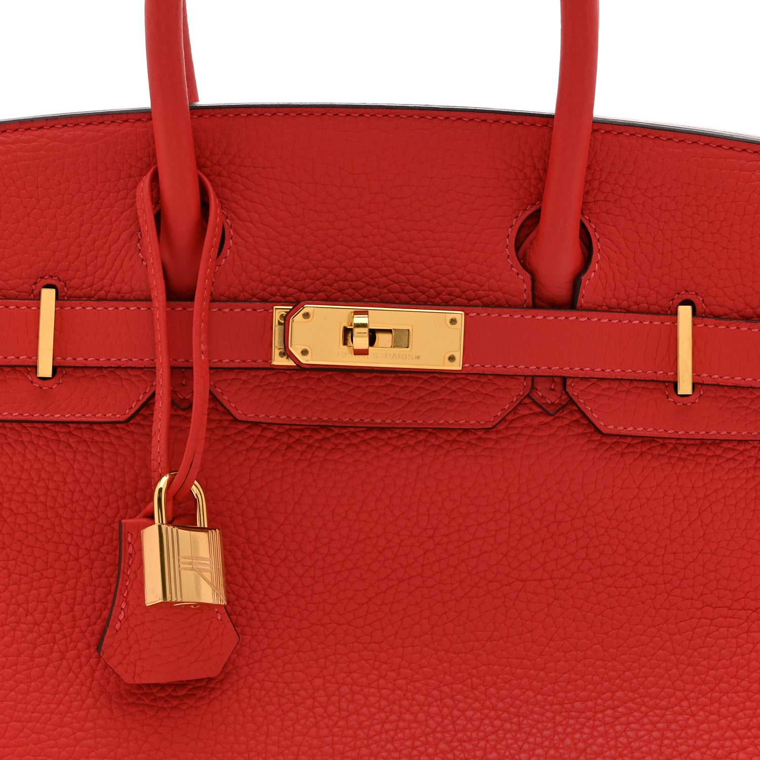 Hermes Taurillon Clemence Birkin 30 Rouge Pivoine 14 of 19