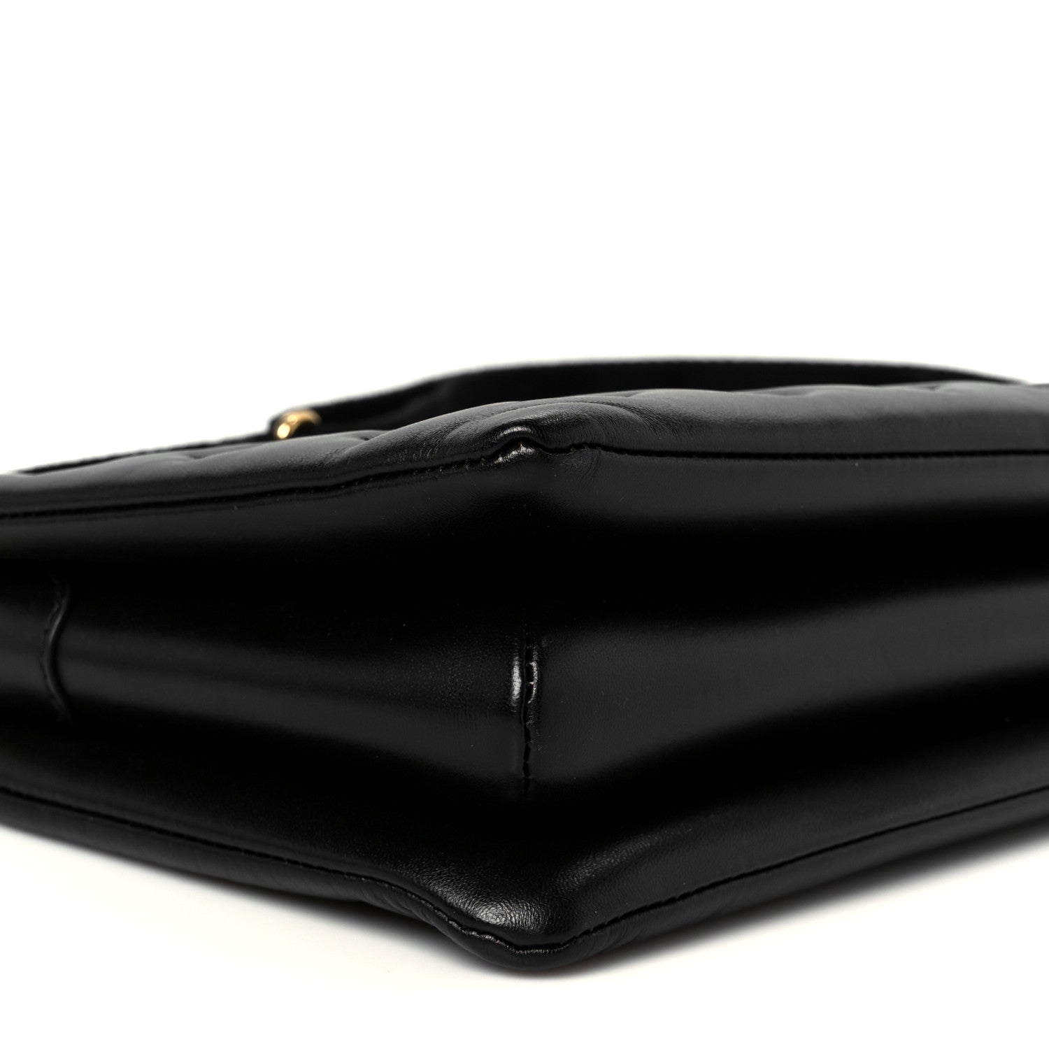 Louis Vuitton Lambskin Embossed Monogram Coussin PM Black 10 of 11