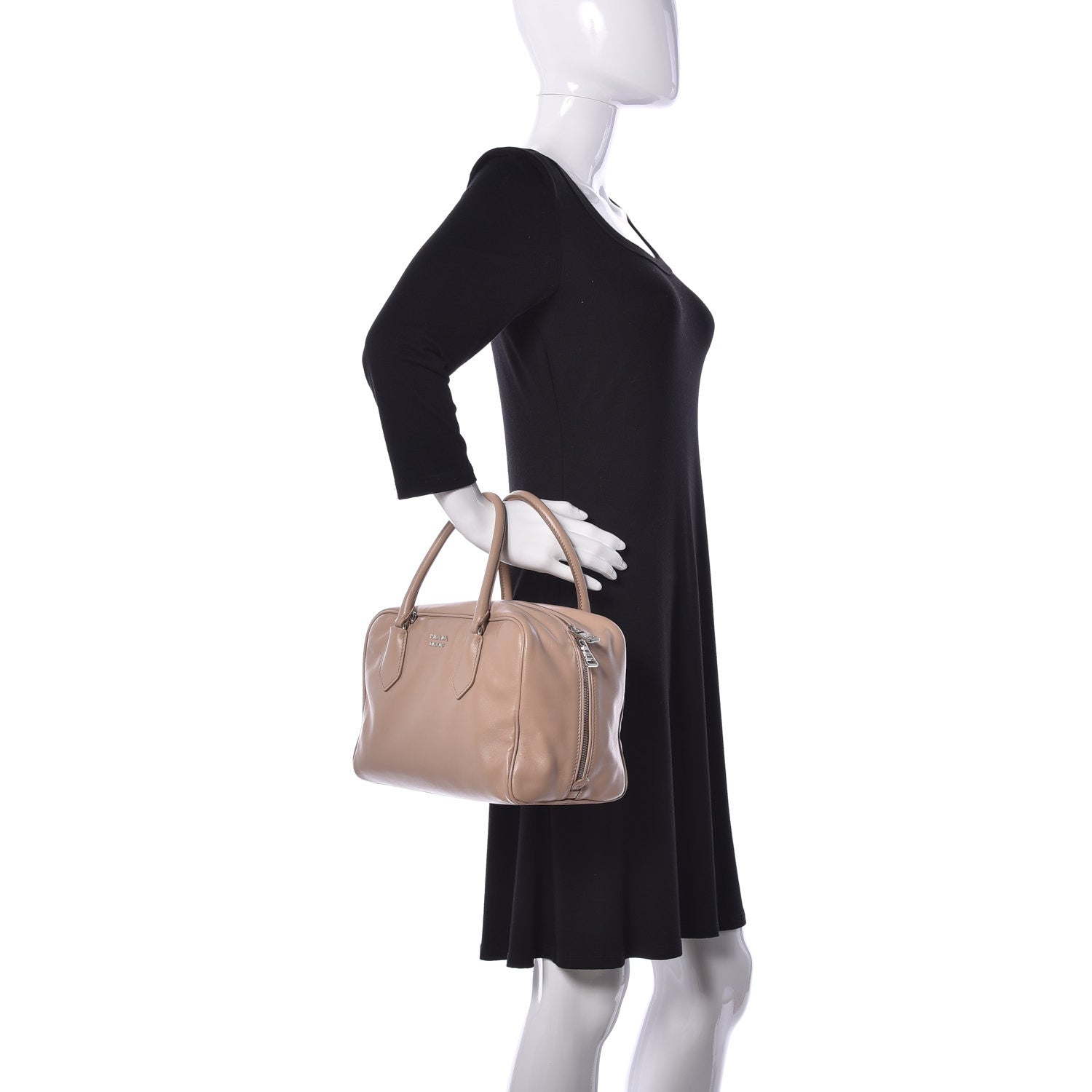 Prada Soft Calfskin Inside Bag Bag Cammeo Rosa 3 of 9