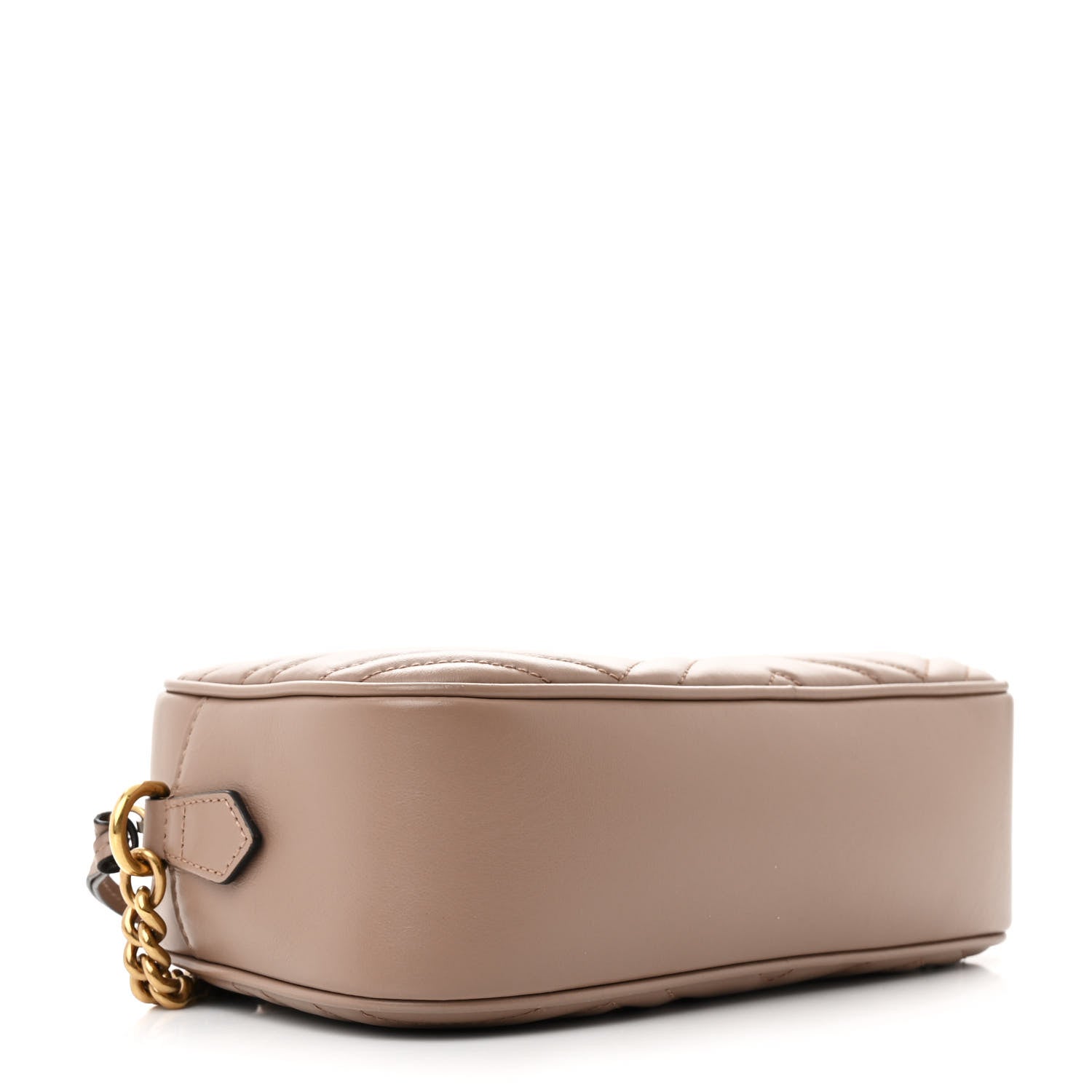 Gucci Calfskin Matelasse Small GG Marmont Chain Shoulder Bag Porcelain Rose 4 of 14