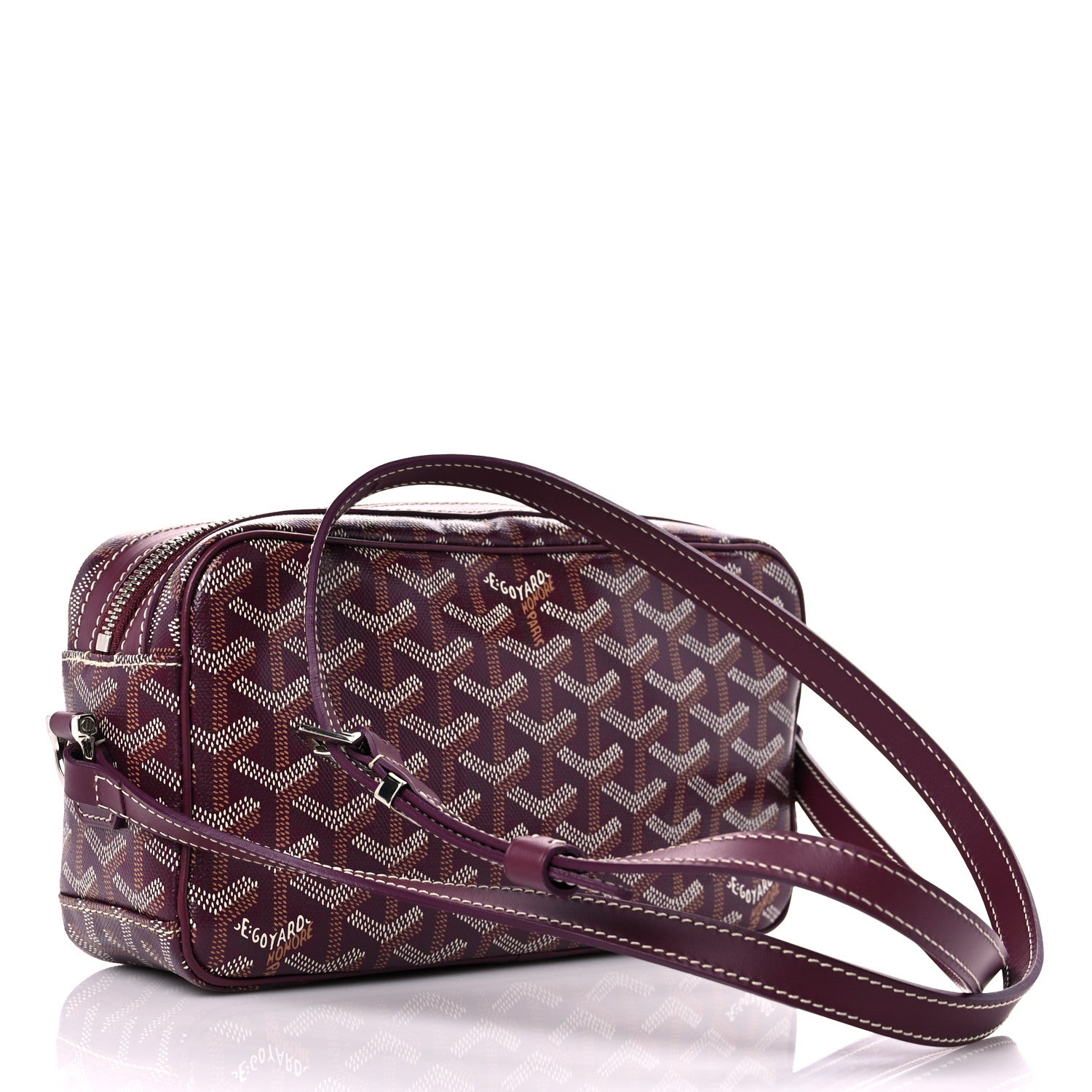 Goyard Goyardine Sac Cap Vert Burgundy 3 of 8