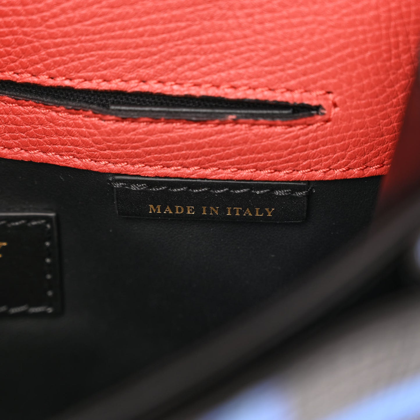 Calfskin Graffiti Print Small Macken Crossbody Bag Black