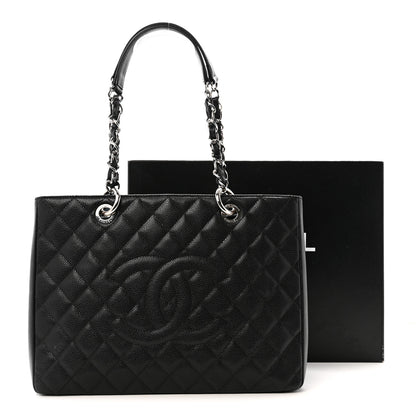 Chanel Caviar Quilted Grand Shopping Tote GST Black 15 of 15