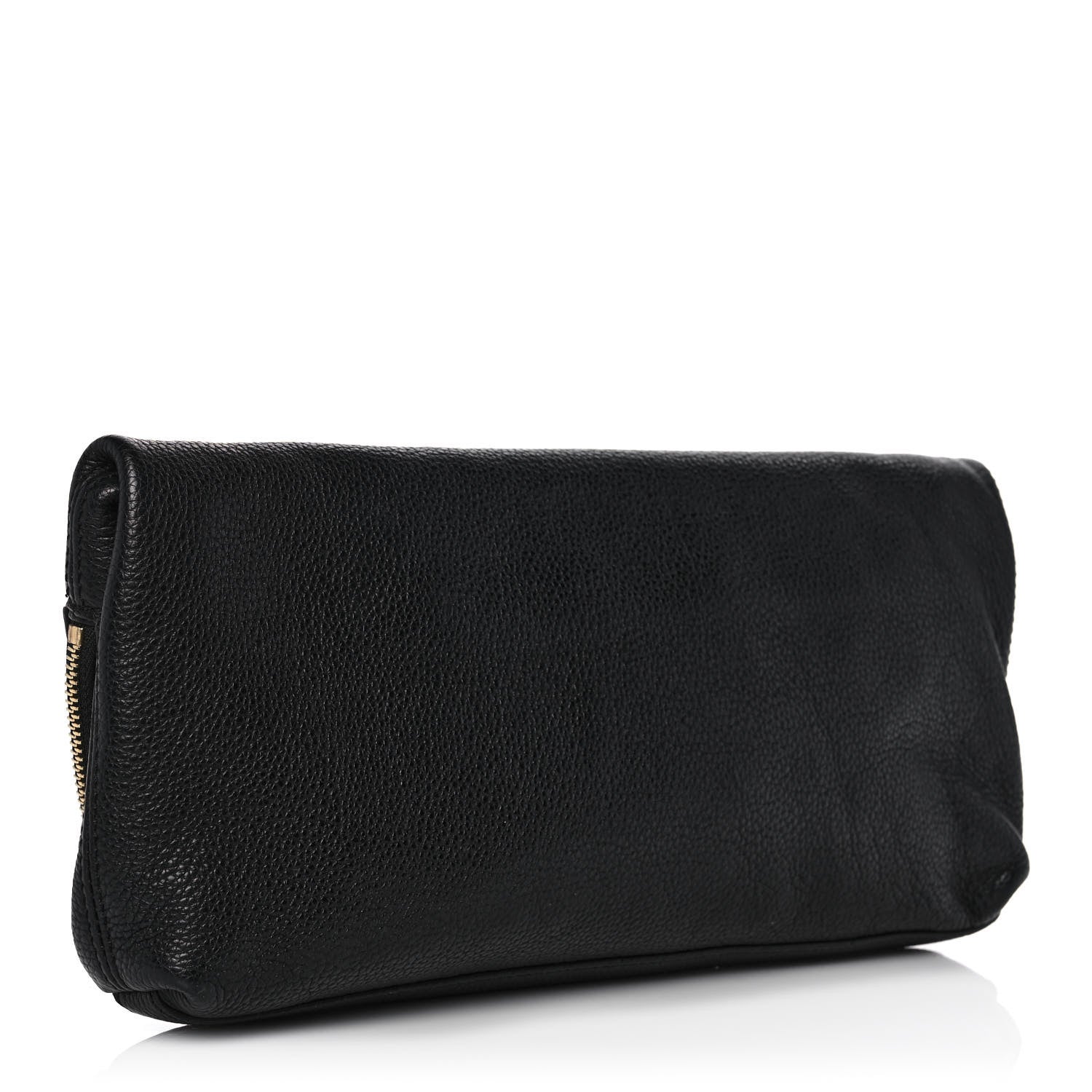 Alexander McQueen Grainy Calfskin Padlock Skull Clutch Black 2 of 10