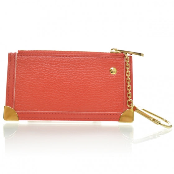 Louis Vuitton Suhali Key Pouch Geranium 1 of 6