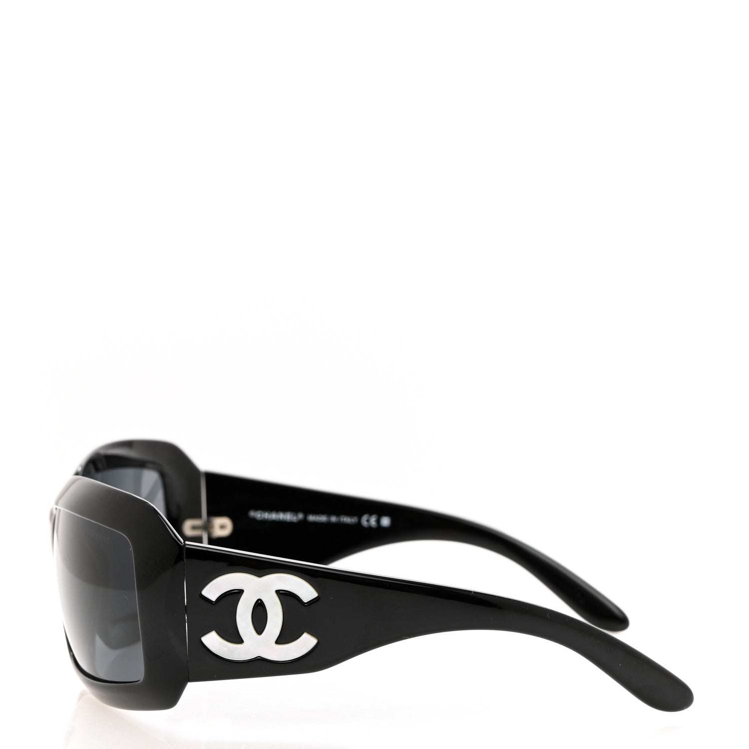 Chanel Mother of Pearl CC Sunglasses 5076-H Black 3 of 7