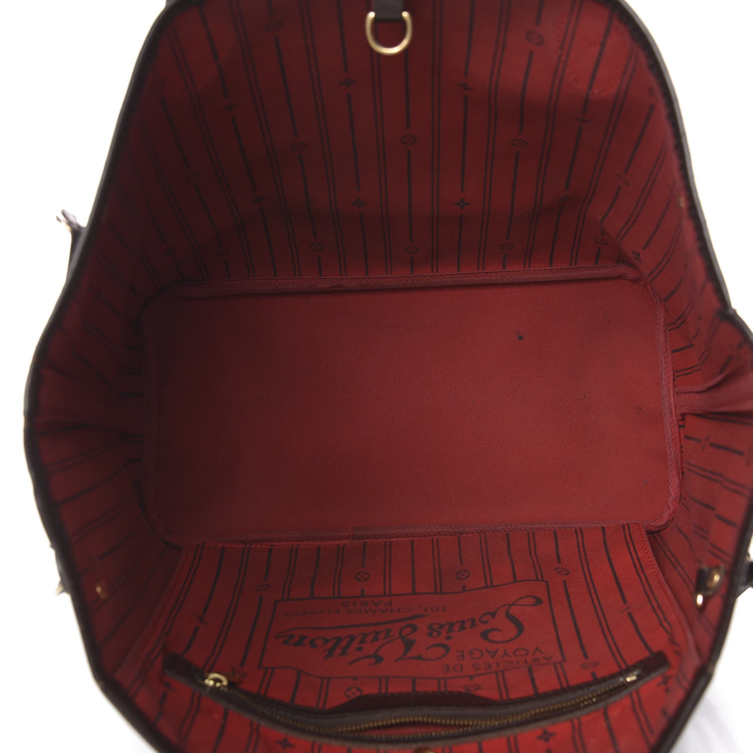 Louis Vuitton Damier Ebene Neverfull MM 4 of 9