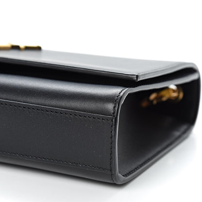 Saint Laurent Calfskin Medium Monogram Kate Satchel Black Multicolor 10 of 11