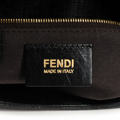 Fendi Zucchino Spalmati Vitello Mama Baguette Black 7 of 9