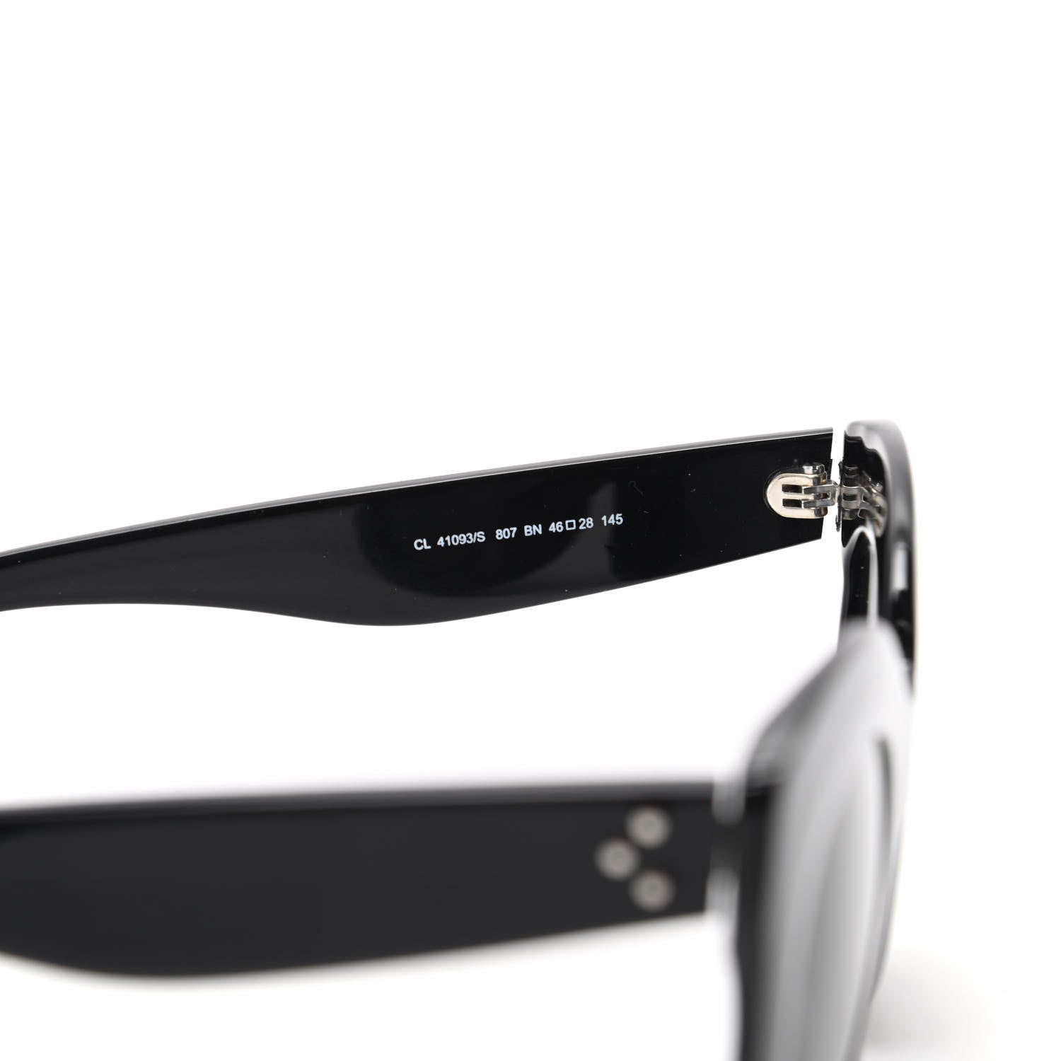 Celine Acetate Marta Sunglasses CL 41093/S Black 6 of 7