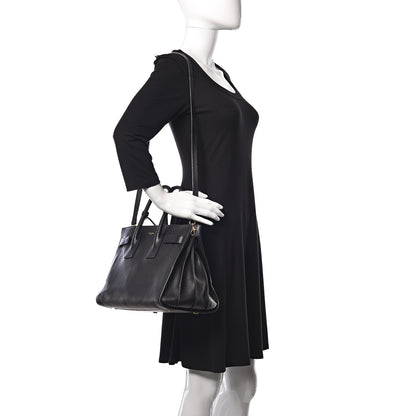 Saint Laurent Calfskin Small Sac De Jour Black 2 of 22