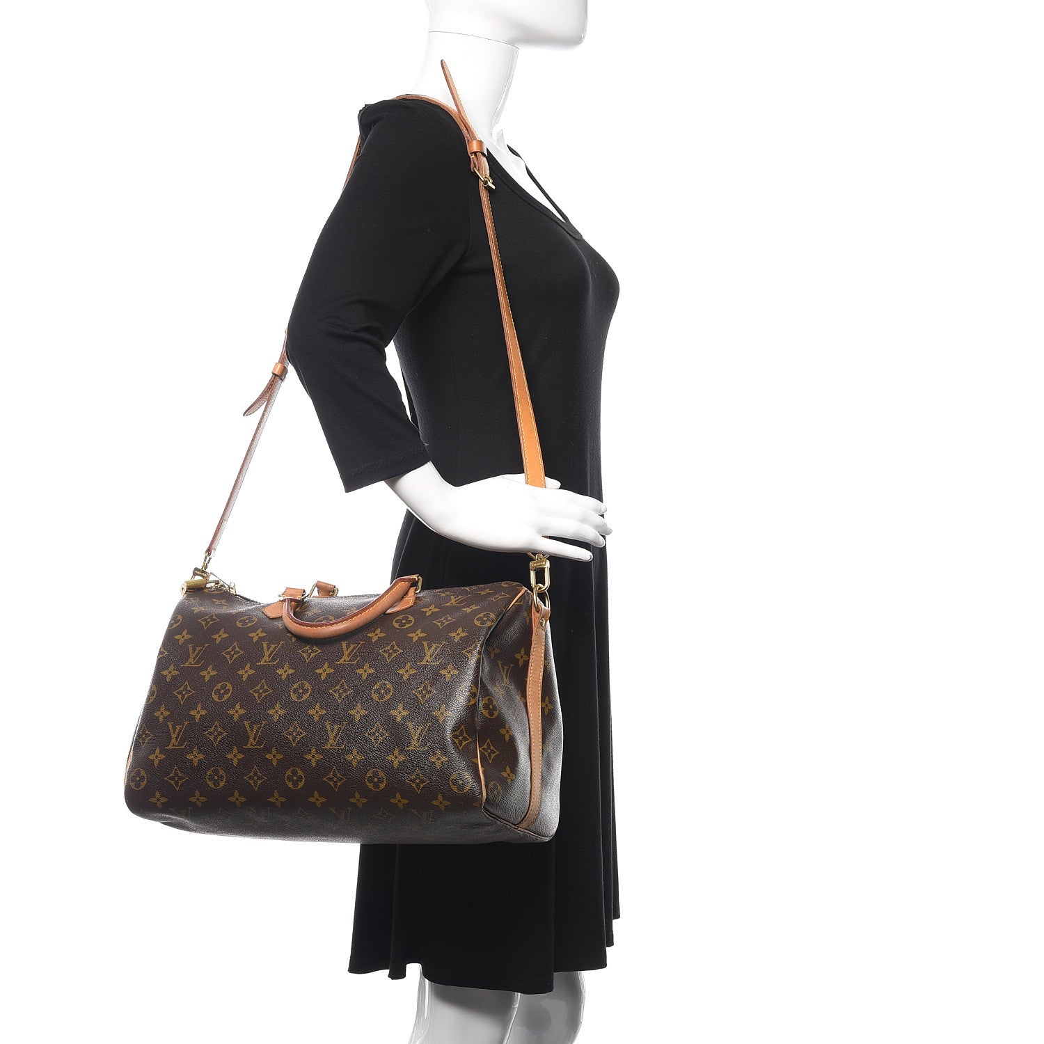 Louis Vuitton Monogram Speedy Bandouliere 35 2 of 22