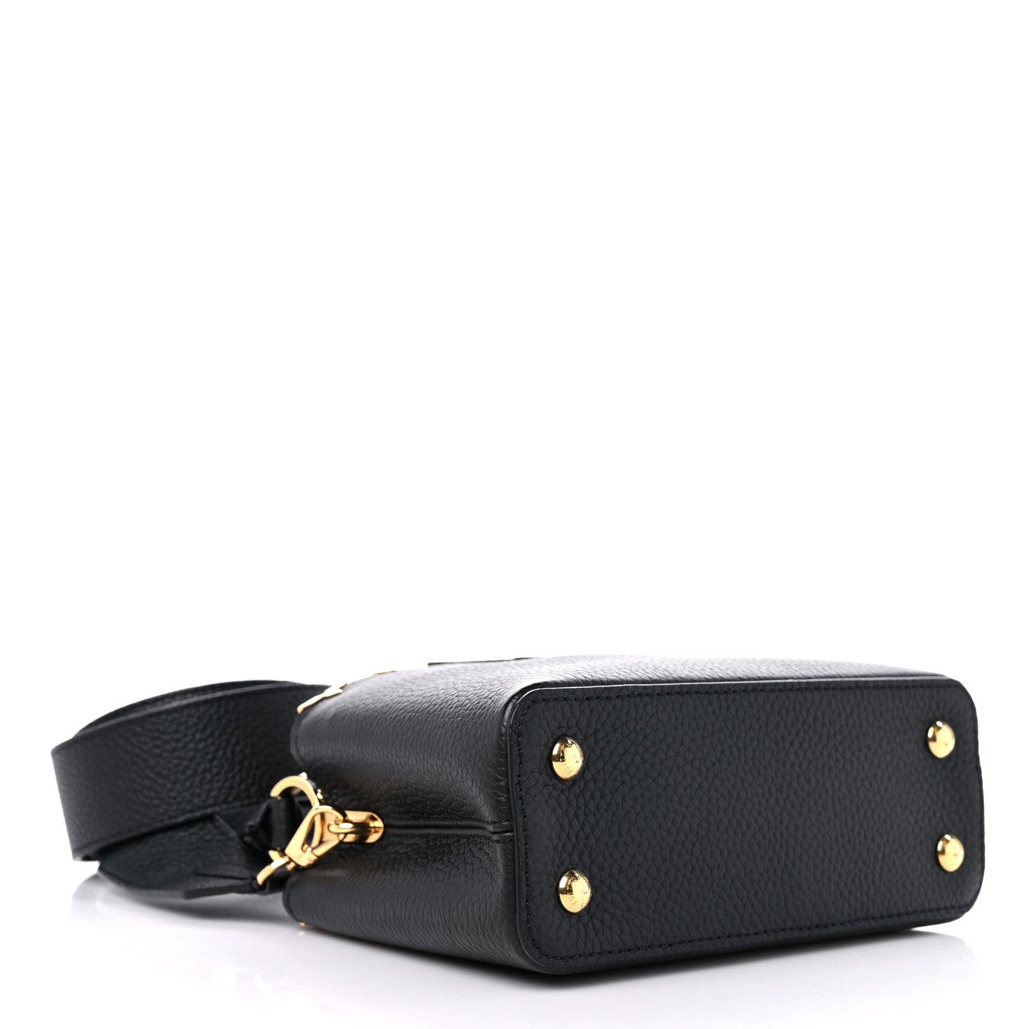 Louis Vuitton Taurillon Embellished Flower Crown Capucines Mini Black 4 of 8