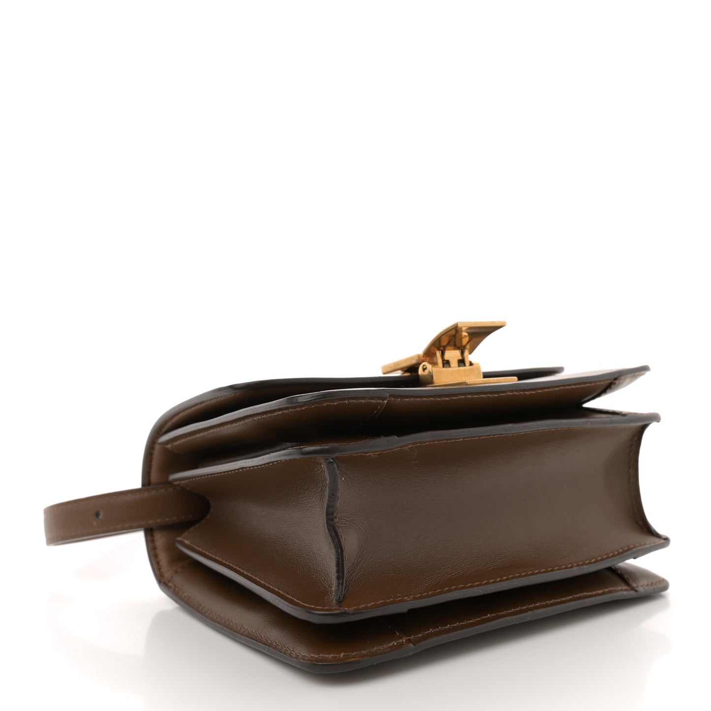 Smooth Calfskin Small Classic Box Flap Bag Camel