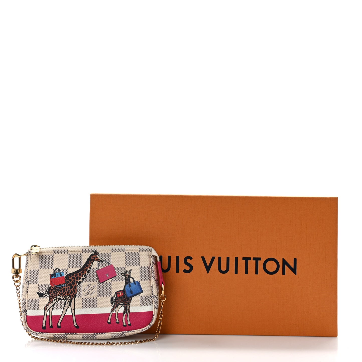 Damier Azur 2017 Christmas Animation Mini Pochette Accessories