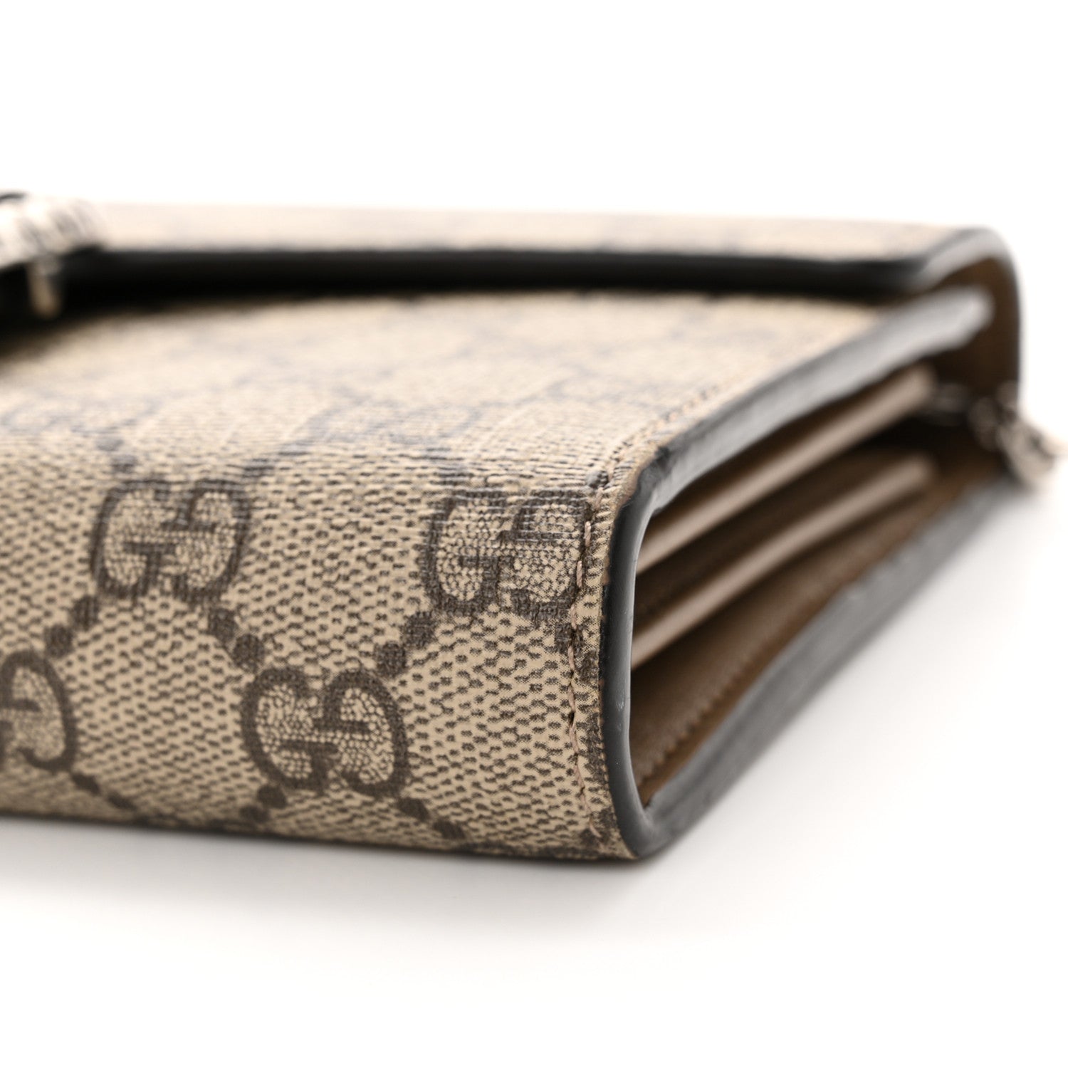 Gucci GG Supreme Monogram Mini Dionysus Chain Wallet Beige Taupe 10 of 15