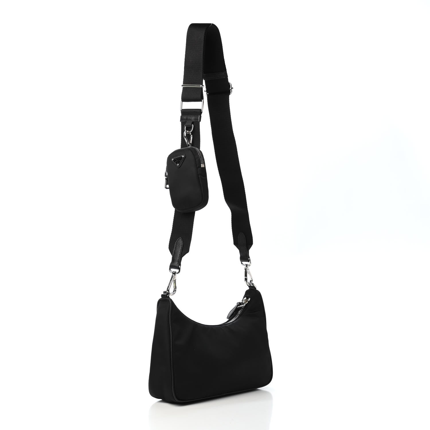 Prada Nylon Re-Edition 2005 Shoulder Bag Black 2 of 4