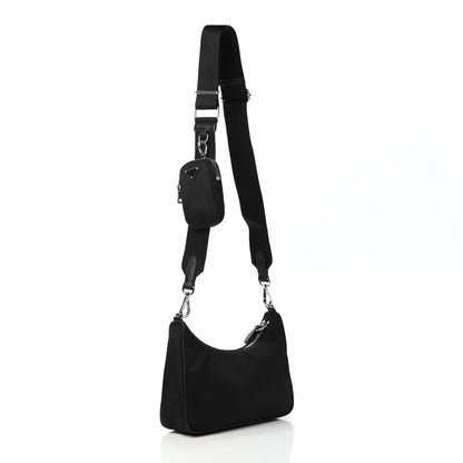 Prada Nylon Re-Edition 2005 Shoulder Bag Black 2 of 4