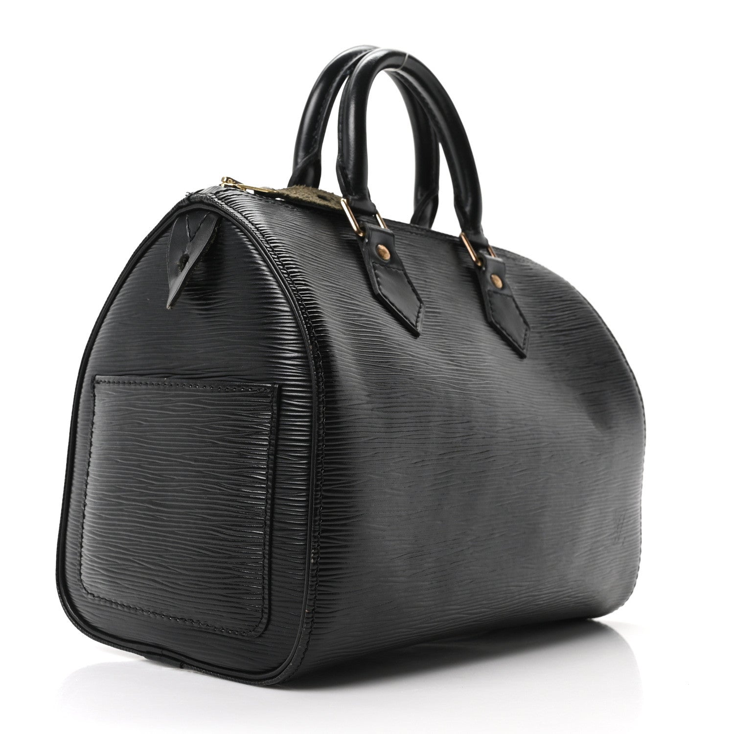 Louis Vuitton Epi Speedy 25 Black 3 of 9