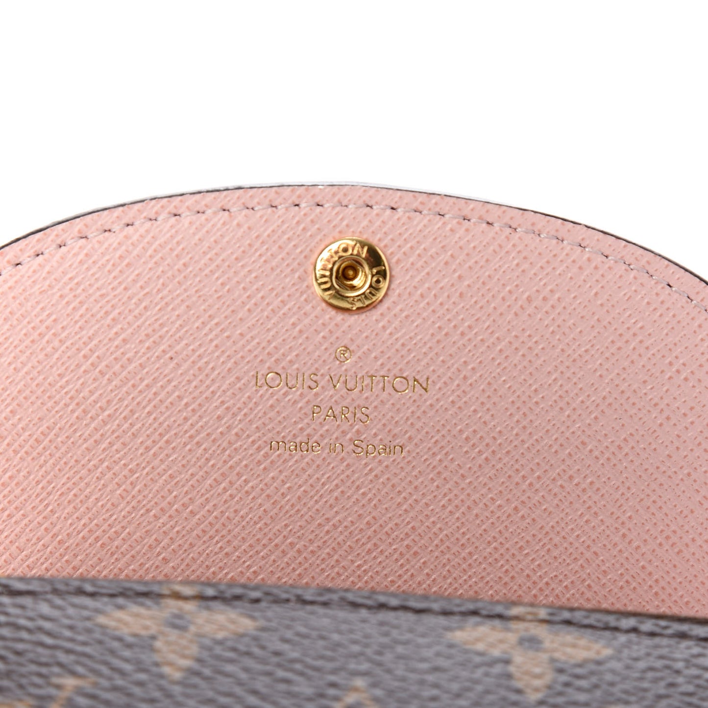 Monogram Rosalie Coin Purse Rose Ballerine
