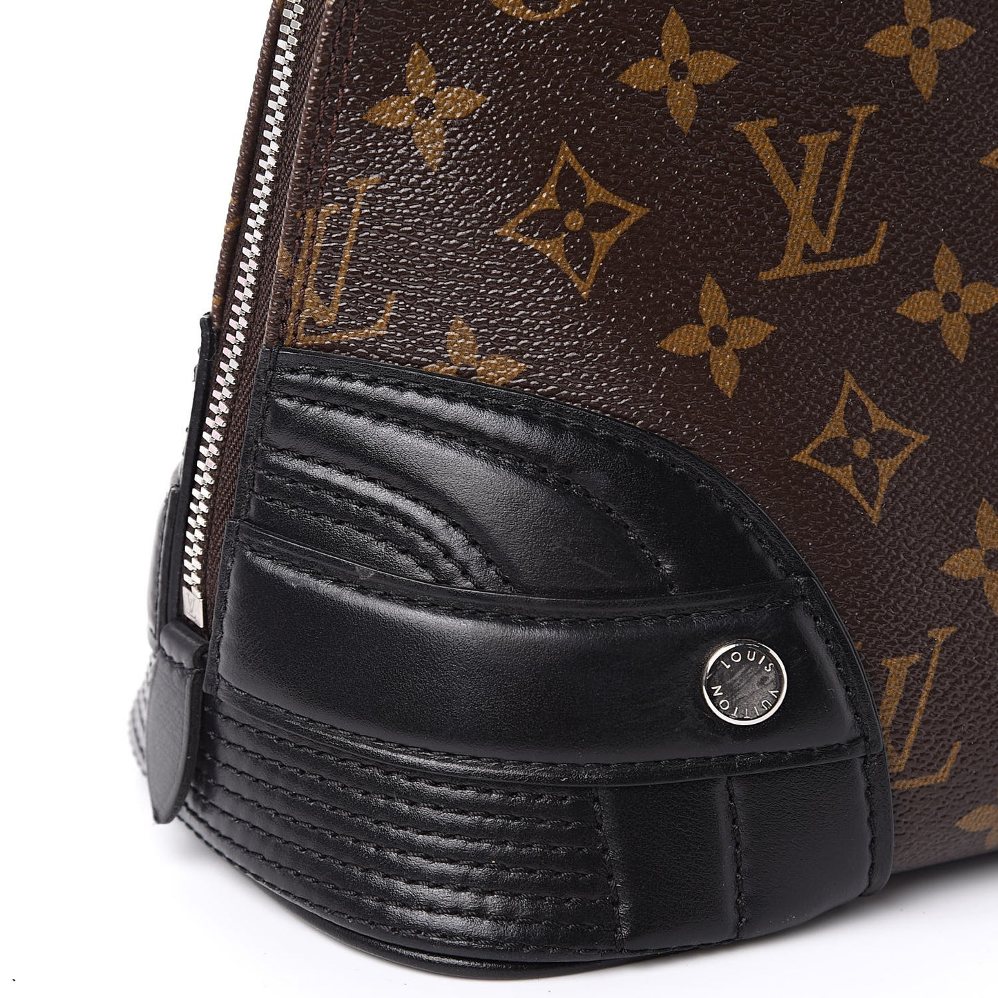 Shiny Monogram Alma PM Black