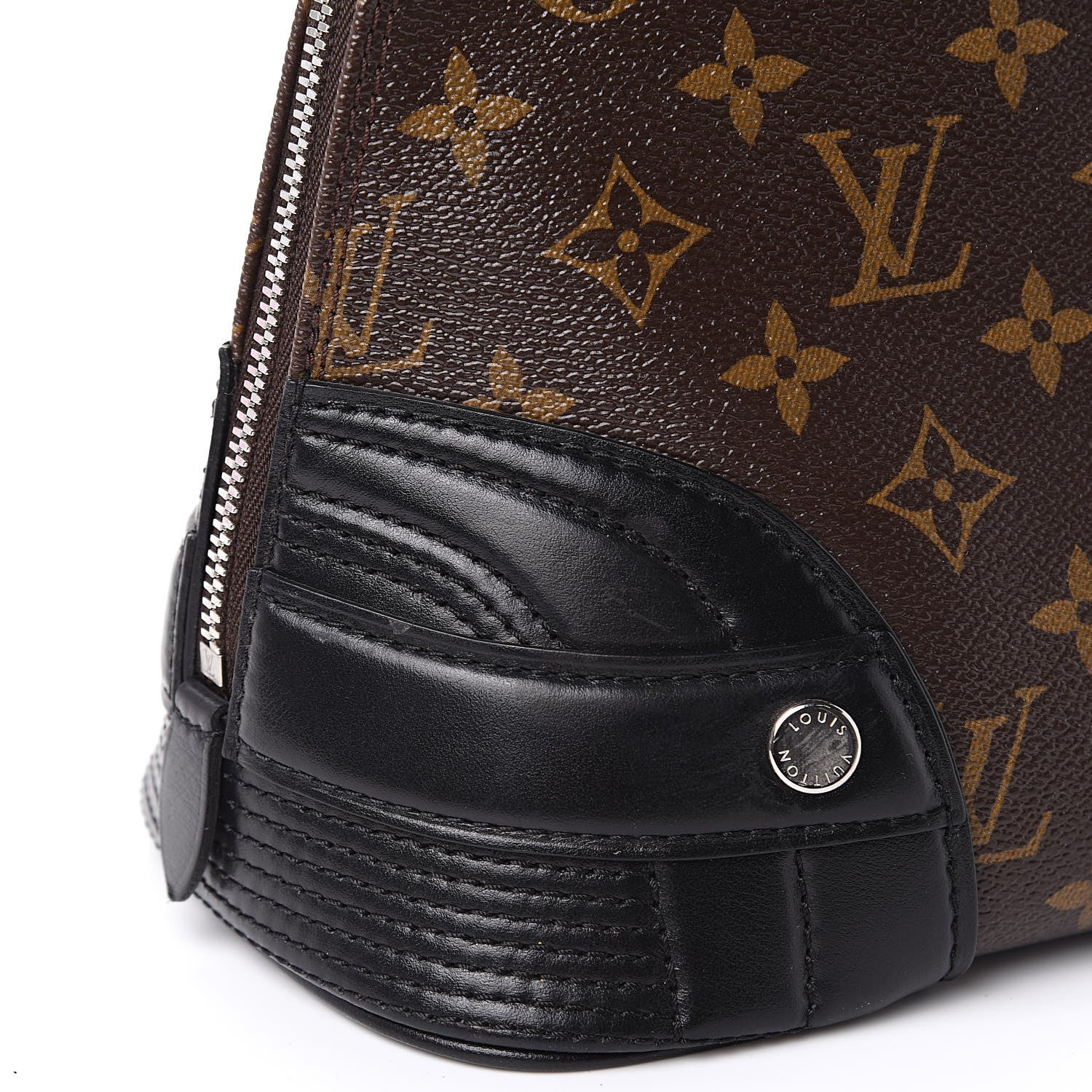 Louis Vuitton Shiny Monogram Alma PM Black 11 of 11