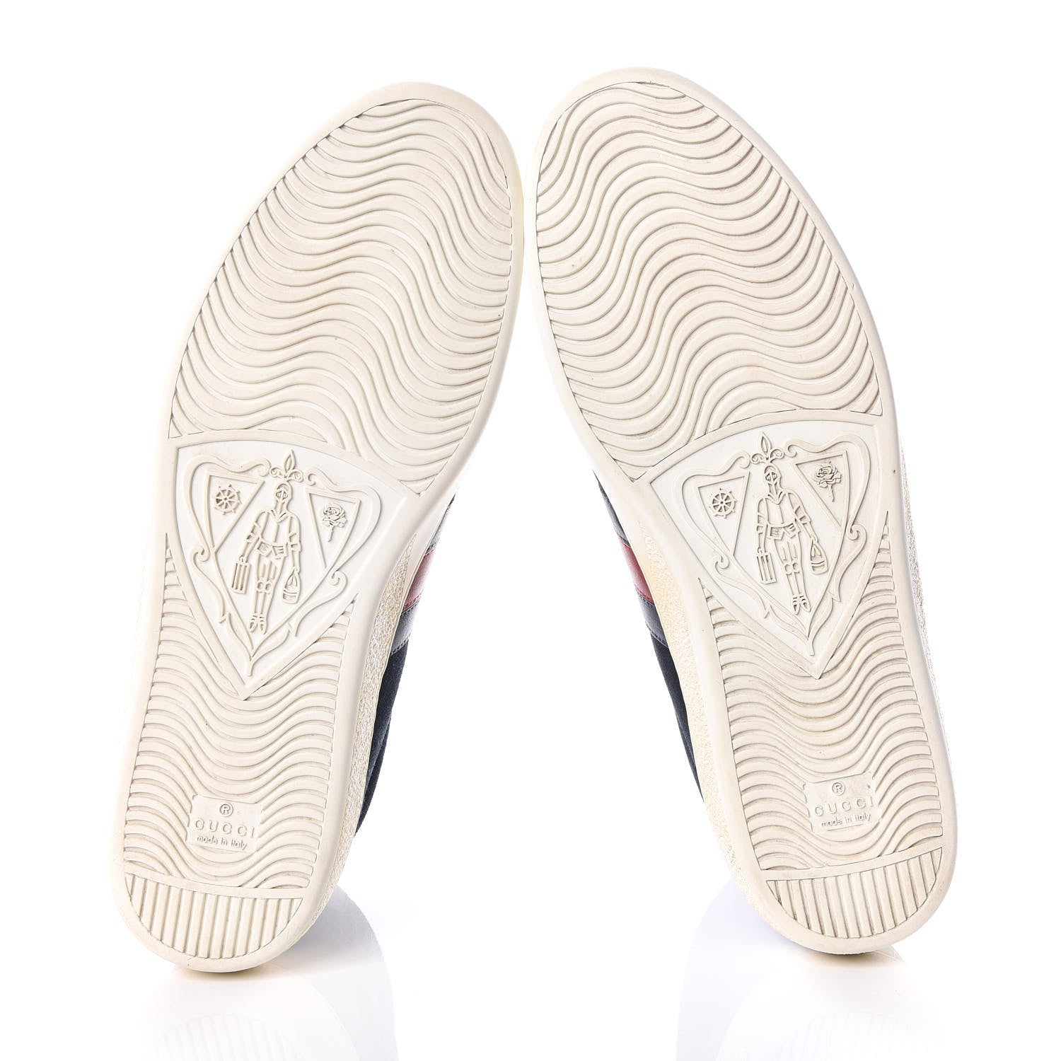 Gucci Suede Web High Top Sneakers 11 Blue 5 of 9