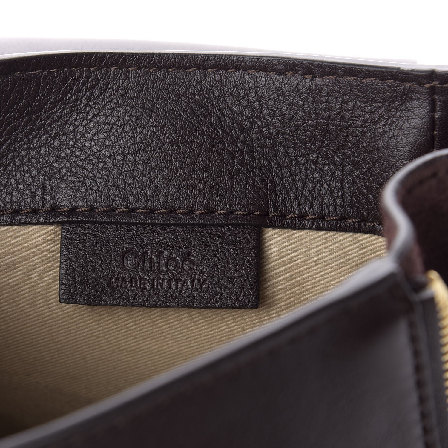 Chloe Suede Calfskin Mini Faye Backpack Carbon Brown 5 of 9