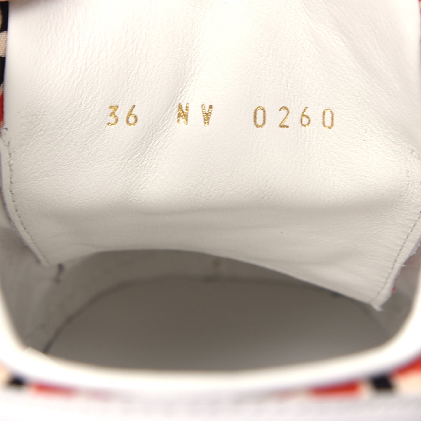 Nylon Monogram Crafty Open Back Sneaker 36