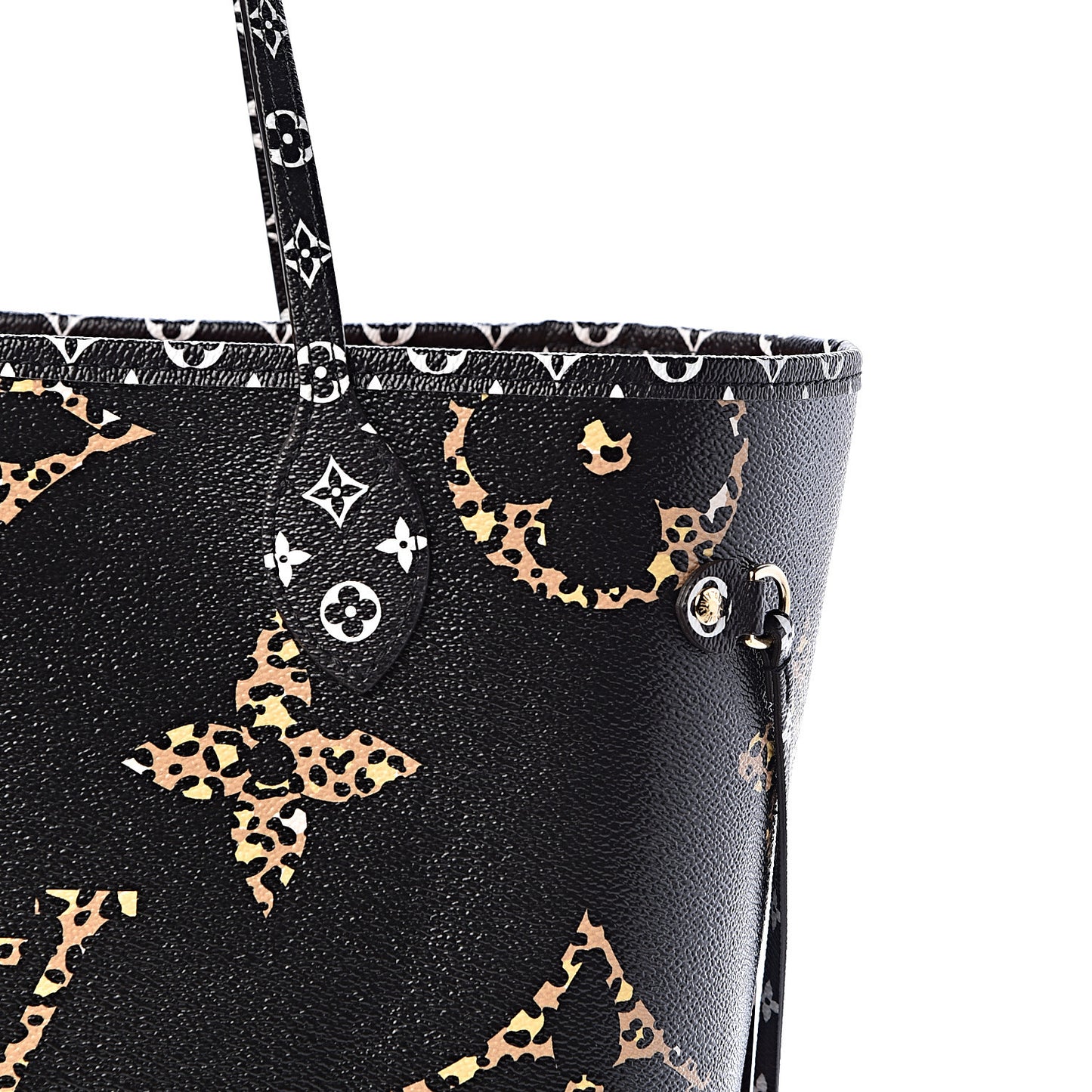 Monogram Giant Jungle Neverfull MM Black