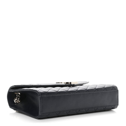 Saint Laurent Grain De Poudre Textured Mixed Matelasse Triquilt Medium Monogram Satchel Deep Marine 3 of 12