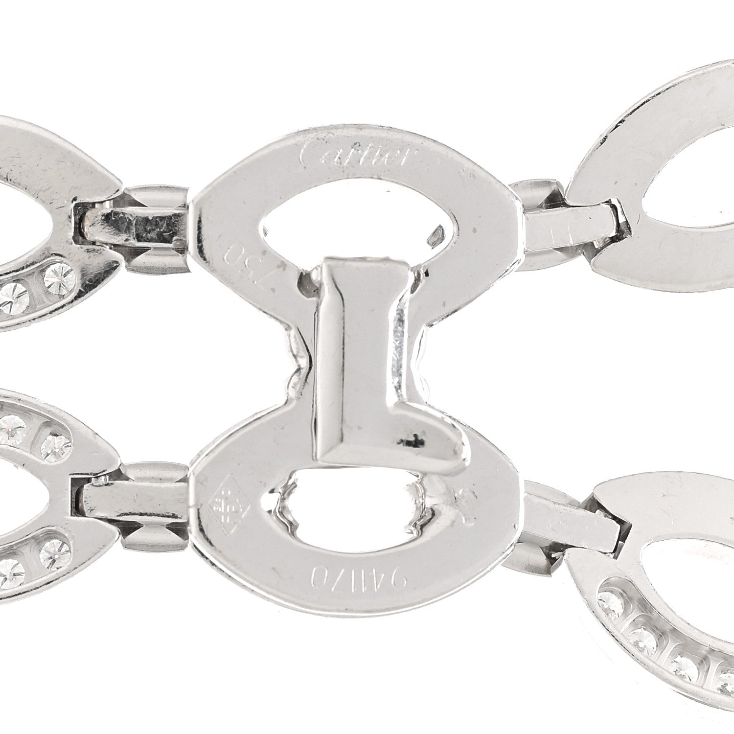 Cartier 18K White Gold Diamond Diadea Lariat Necklace 4 of 4