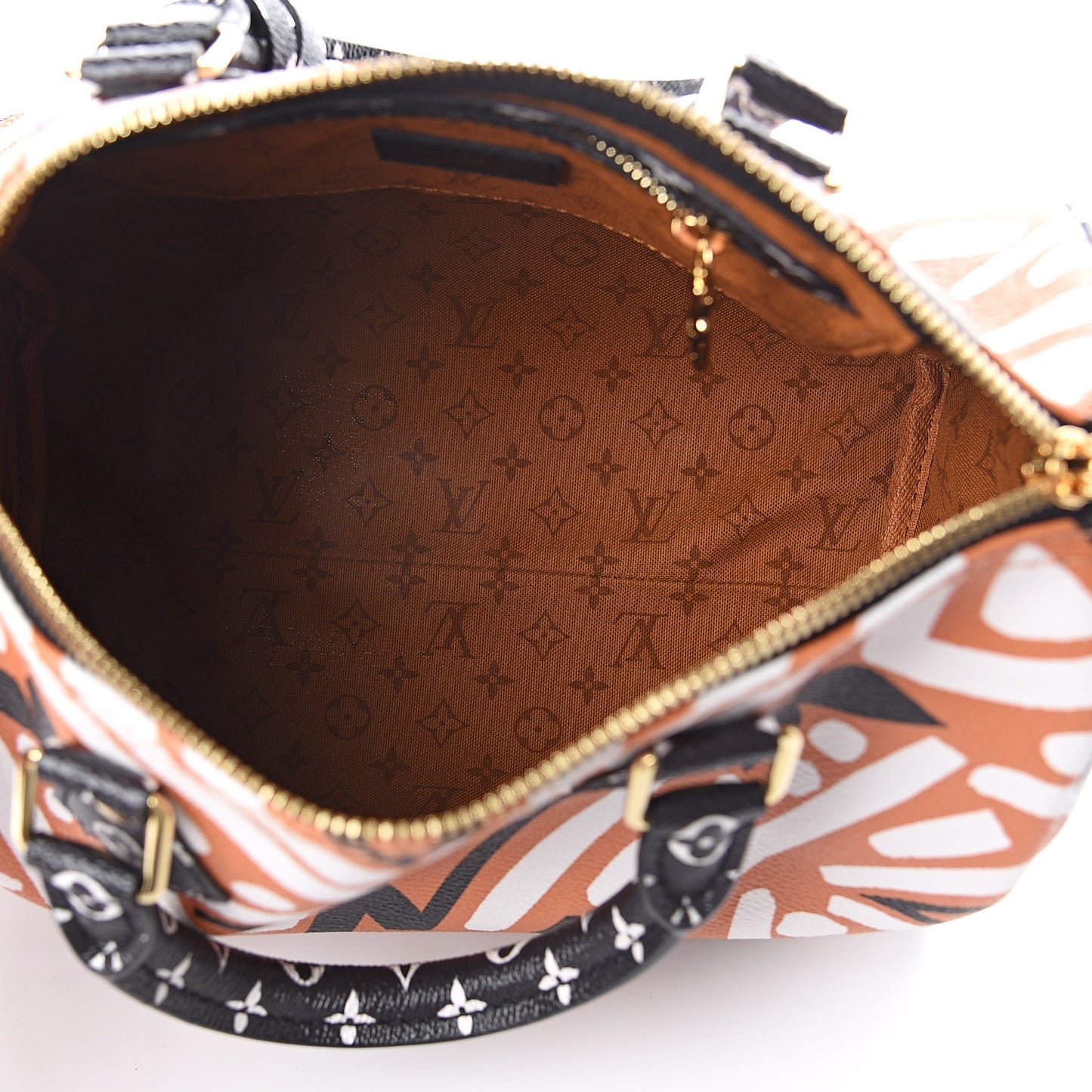 Monogram Giant Crafty Speedy Bandouliere 25 Creme Caramel