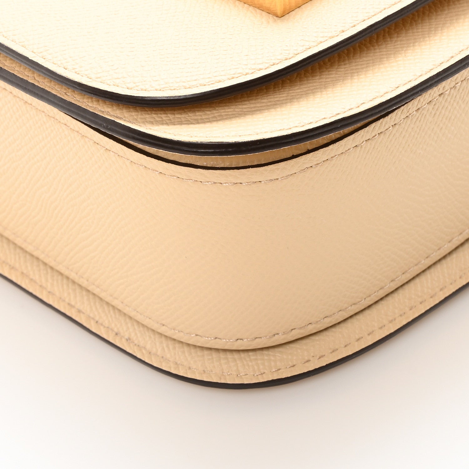 Delvaux Alpina Calfskin Lingot Crossbody Dune 9 of 10
