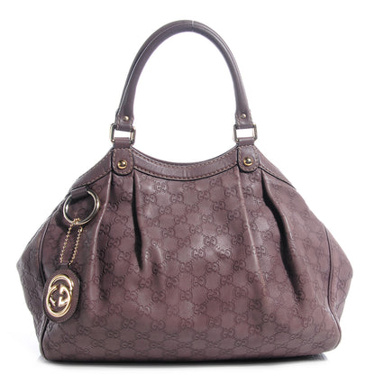 Gucci Guccissima Signature Medium Sukey Tote New Mauve 1 of 10