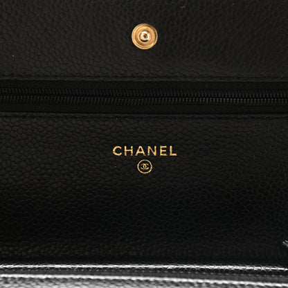 Chanel Caviar Quilted Wallet On Chain WOC Black 6 of 11
