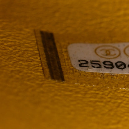 Chanel Caviar Lizard Mini Coco Handle Flap Yellow 7 of 16