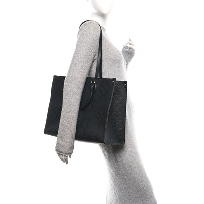 Louis Vuitton Empreinte Monogram Giant Onthego GM Black 2 of 9