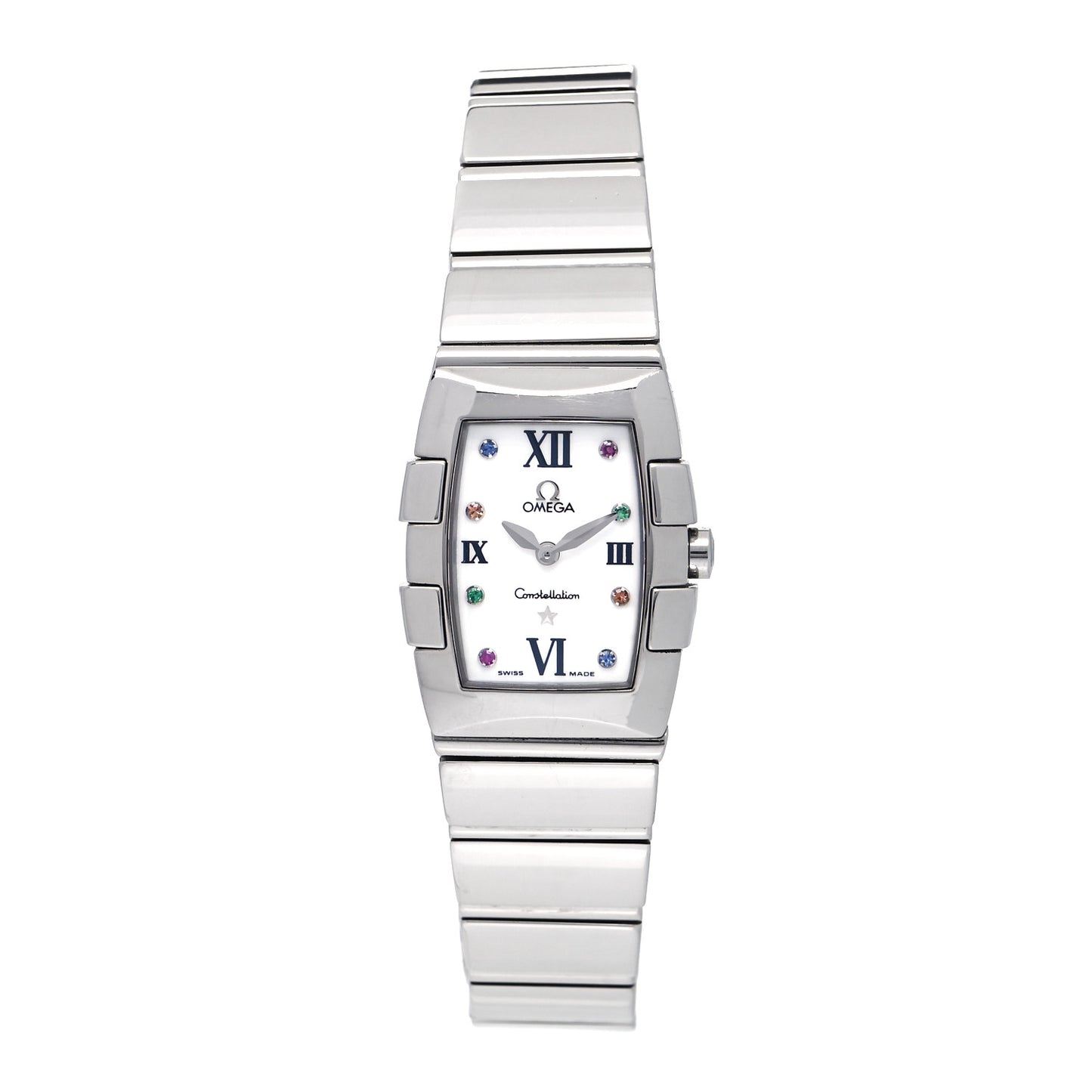 Stainless Steel Multi Gemstone 26mm Constellation Quadrella Quartz Watch 1584.79.00