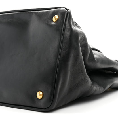 Prada Soft Calf Shopping Tote Black 10 of 10