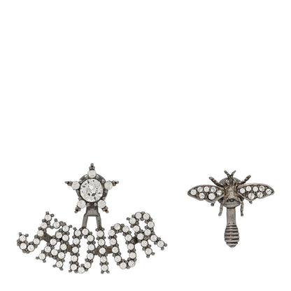 Christian Dior Palladium Crystal J'adior Earrings 1 of 6