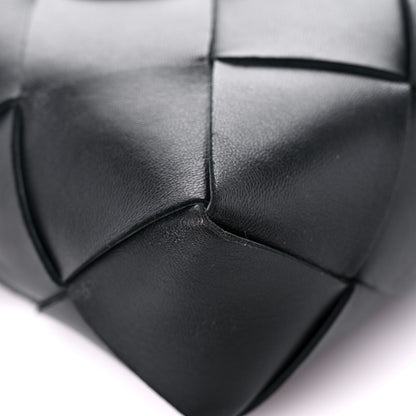 Bottega Veneta Lambskin Intreccio Small Cassette Camera Bag Black 7 of 10