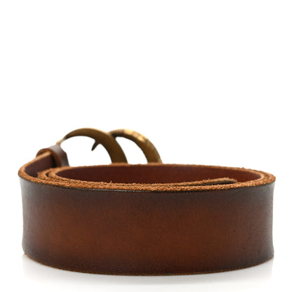 Gucci Faded Calfskin Snake Double G 40mm Belt 80 32 Cuir 2 of 4